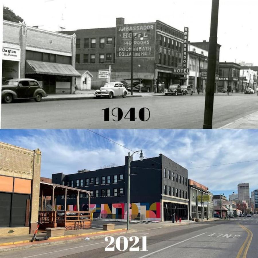 Historic Vibe On Main St Lägenhet Memphis Exteriör bild